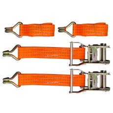 Donggwang Safety 貨車用棘輪式自動綑綁帶 橘色 2入, 2個