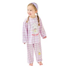 mollimelli friends 兒童款Cielo蜜桃絨睡衣上衣+下身套裝