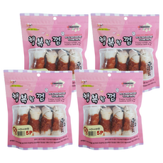 행복한껌 강아지간식 5p, 치킨, 4개, 240g