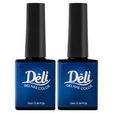 Deli Beauty 凝膠指甲油, BL503 寶礦力藍, 10ml, 2個
