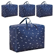 多用途棉被收納袋 XL, 4個, 魚