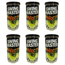 TYRANNO SPORTS Swing Master 網球比賽球 2入, 黃色, 6個
