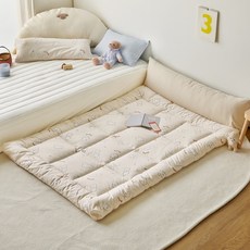 PRIELLE Eddy 純棉嬰兒床墊, 米色