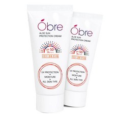 Aubre 蘆薈防曬霜 SPF50+ PA+++, 40ml, 2條