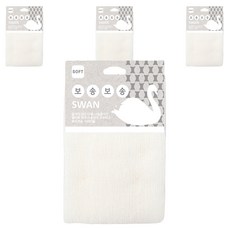 sosomoso 沐浴巾, 蓬鬆柔軟, 4個, 1入