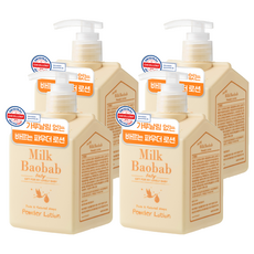 밀크바오밥 베이비 파우더로션, 250ml, 4개