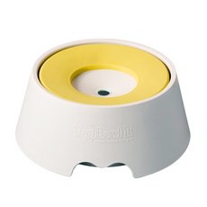 요기펫 요기물그릇, 흰색 + 노란색, 1개
