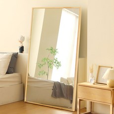 포메리트 모던 전신거울 H1700 스탠드형 방문설치, 원목