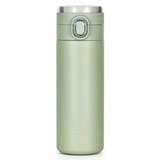 klina 智慧溫度顯示保溫瓶, 卡其色, 420ml, 1個