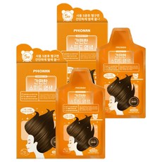 PYEONAN 5分鐘快速染髮劑 5包入, 棕色, 2盒