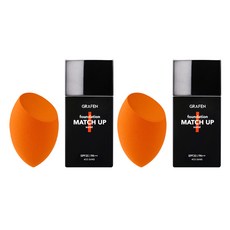 GRAFEN 男士粉底液 40ml+美妝蛋, 24 Sand, 2組