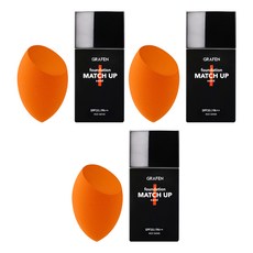 GRAFEN 男士粉底液 40ml+美妝蛋, 24 Sand, 3組