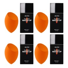 GRAFEN 男士粉底液 40ml+美妝蛋, 24 Sand, 4組