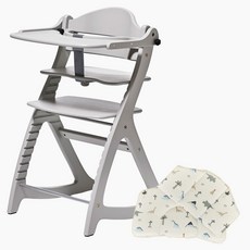 야마토야 스쿠스쿠GL 유아 트레이 + 쿠션 세트 고객직접설치, 그레이(트레이), 디노(쿠션)