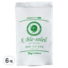 마루비시 케이 블레소레이유 제빵용 고급 강력분, 2kg, 6개