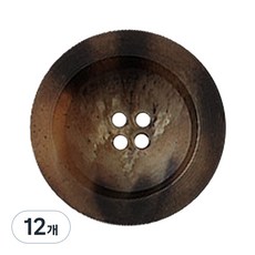 Button King 東大門鈕扣王 高級霧面塗層開襟衫大尺寸鈕扣 30mm, LBR Tell Me
