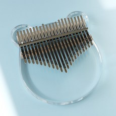 Topia 簡易卡林巴琴 21音 水晶小熊造型, 1個