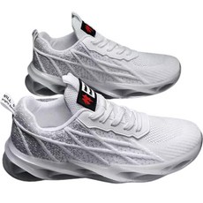 엘쏘 남성용 메쉬 경량 플라이 아웃솔 스니커즈