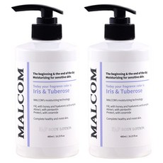 MALCOM 瑪律科姆 3重保濕身體乳液 鳶尾花&晚香玉, 2瓶, 480ml