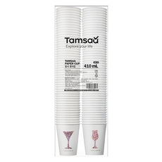 Tamsaa 印花紙杯, 100入, 1組