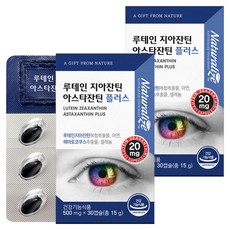 네추럴라이즈 루테인 지아잔틴 아스타잔틴 플러스 15g, 30정, 2개