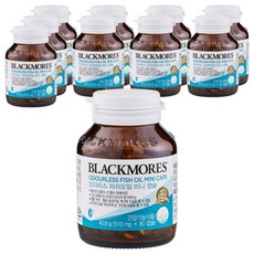 BLACKMORES 澳佳寶 無腥味魚油迷你膠囊, 10個, 80錠