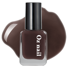 오즈네일 샤인 무드 네일 컬러 매니큐어, S19 다크 초코, 8ml, 1개