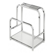 AHOYE 不鏽鋼刀具架廚具收納置物架, 1個, 不鏽鋼色