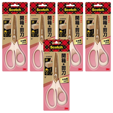 3M Scotch 二合一開箱剪刀 鈦金屬8吋, SS-U-T8, 5支