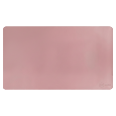 aibo 雙色皮革 滑鼠墊 桌墊 XL 防水防污 易擦拭 附皮革 綁環易收納 70x40cm, 粉紫色 + 粉紅色, 1個