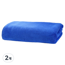DAILYSHARE 車用家用超細纖維清潔毛巾 藍色, 2個