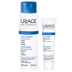 URIAGE 優麗雅 Bariederm積雪草化妝水 250ml+積雪草乳霜 40ml, 1組