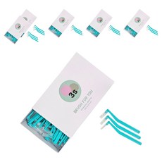 브러쉬포유 L형 치간칫솔 3s 0.7 50p, 0.7mm, 50개입, 6개