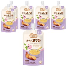 Ivenet 倍냇密 可吸式嬰兒副食品, 6個, 100g, 紅薯味