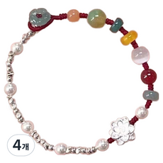 Cijark 清涼手鍊 混搭寶石 19cm, 4個