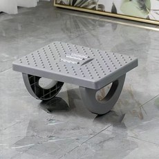순잠 발이 편안한 발판 쉐이크 풋스툴, 그레이