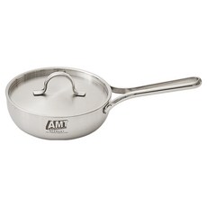 에이엠티 피렌체 316Ti 편수 팬 + 뚜껑 세트, 16cm, 1개