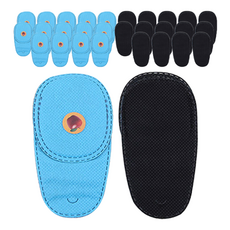 MAME 無黏性眼鏡遮蓋貼 1組, 藍色, 30個