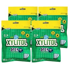 HAITAI 海太 木糖醇銀丹清口香糖, 90g, 4個