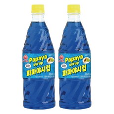 오쉐프 파파야시럽, 1kg, 2개