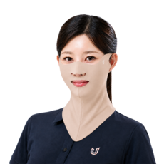 유투스포츠 롱넥 익스트림 마스크, 베이지, 1개