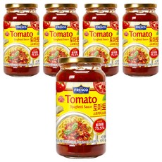 오뚜기 프레스코 토마토 스파게티소스, 600g, 5개