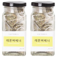 VICTORIA 檸檬馬鞭草茶包 罐裝, 1g, 10入, 2個