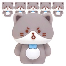 iiGEN 고양이 연필깎이, 회색, 6개