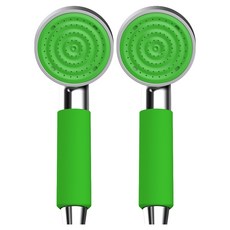 CEBIEN Punch彩色手持蓮蓬頭, 2個, 綠色