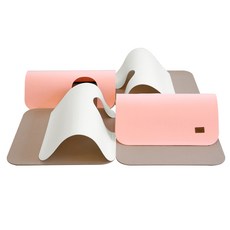 소심한호랑이 쏙쏙 캣터널 2종 4p 세트, 핑크 + 아이보리, 1세트