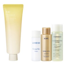 한율 자연을닮은 달빛유자 핸드크림 50ml + 아모레퍼시픽 기초케어 3종, 1개