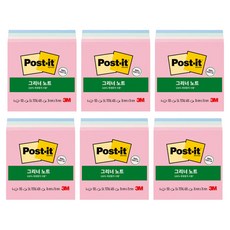포스트잇 쓰리엠 그리너노트, 혼합색상, 24개, 100매
