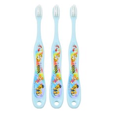 Skater 兒童牙刷 3-5歲, 汪汪隊 藍色, 1入, 3支