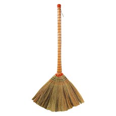 월드크린 미얀마 롱 갈대 빗자루, 1개, 랜덤 발송
